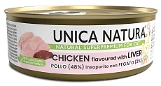 Unica Natura Консерва для котят (Курица, печень)